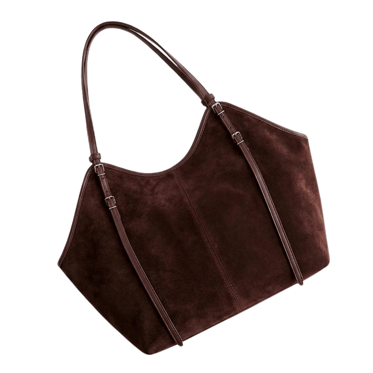 Billini Cassandra Shoulder Bag, chocolate suede – view 4