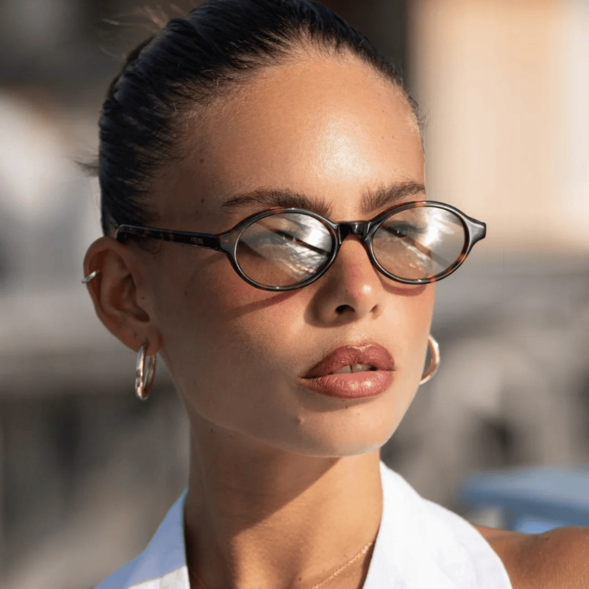 Freyrs Zoe Sunglasses, tortoise green – view 3