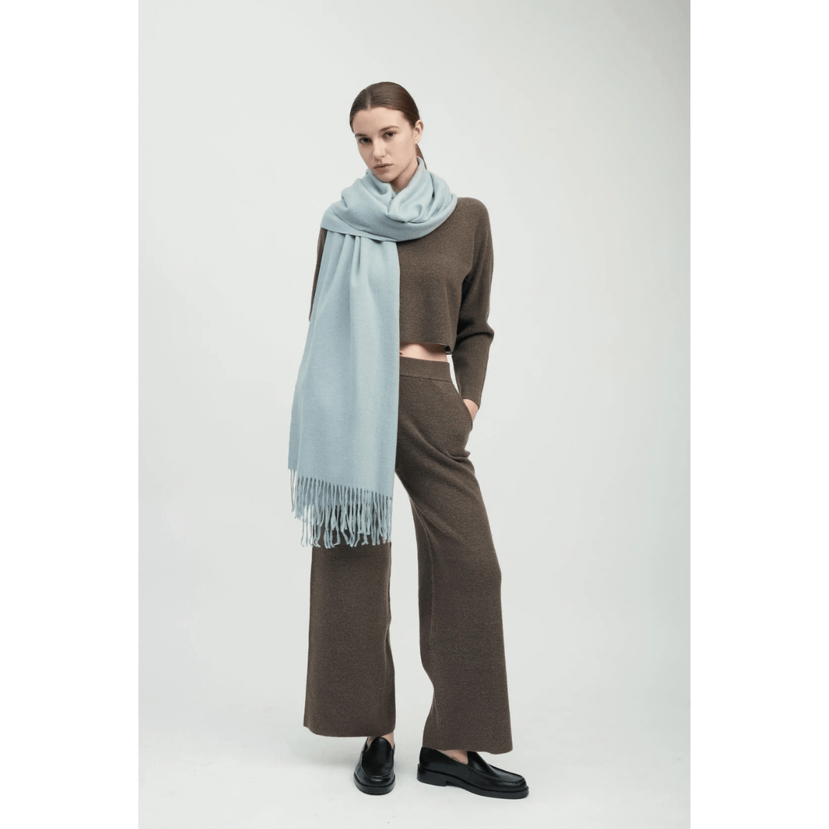 Shihreen Mongol Soft Scarf, blue – view 3