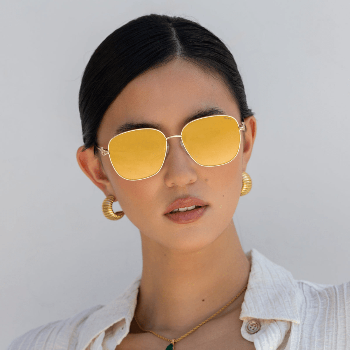 Freyrs Lea Sunglasses, gold-mirror – view 3