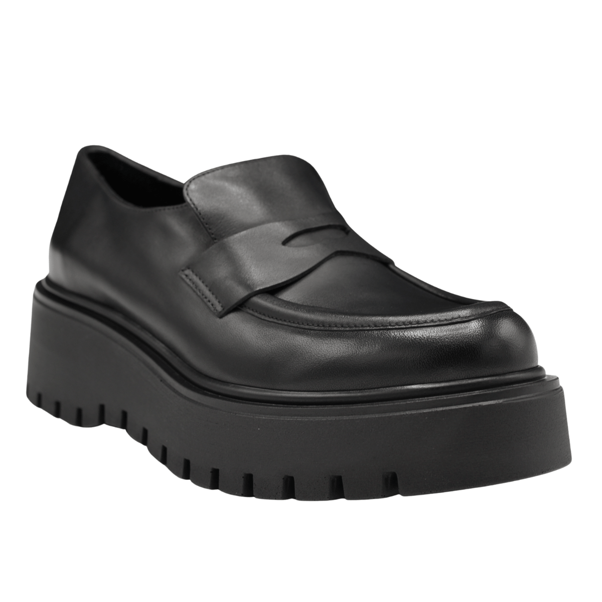 Corso Roma 4405-1 Platform Loafer, black – view 3