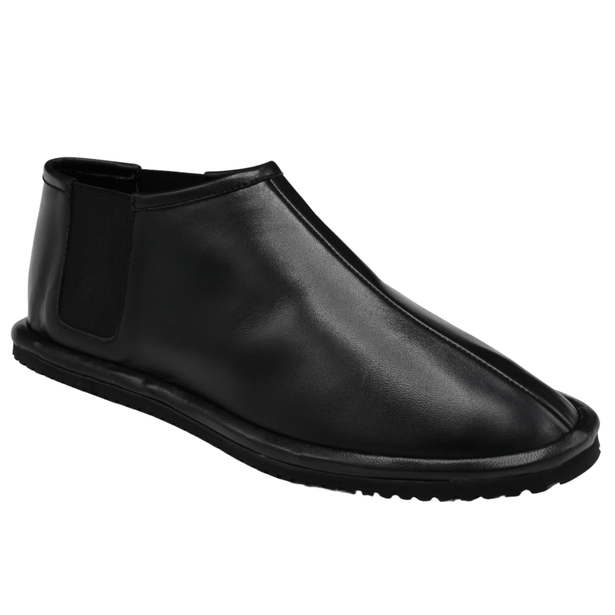 Corso Roma Elsa 117 Leather Bootie, black nappa – view 3