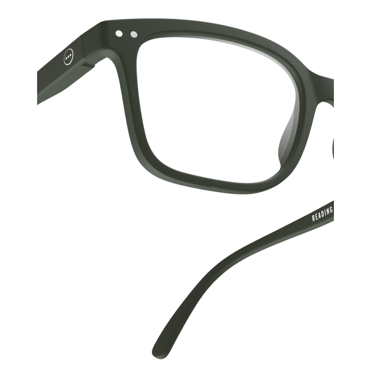 Izipizi Style L Reading Glasses, kaki green – view 3