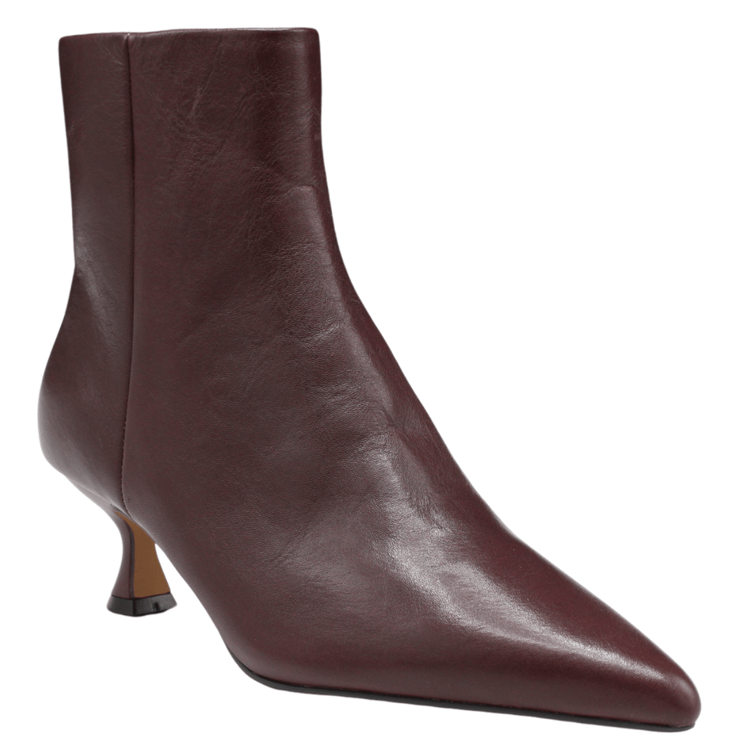 Inuovo Patrice Heeled Bootie, Brown Calf – alternate view