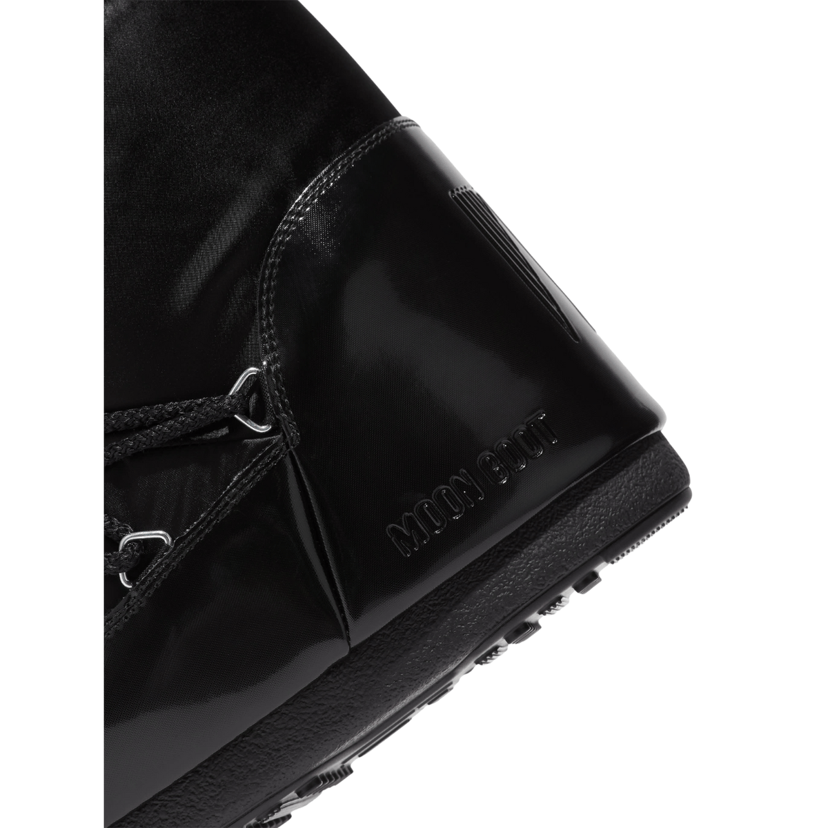Moon Boot Icon Glance Satin, black – view 4