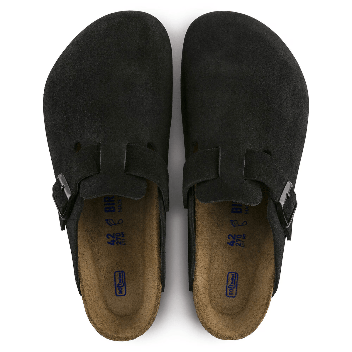 Birkenstock Boston Soft Footbed, black suede – view 10