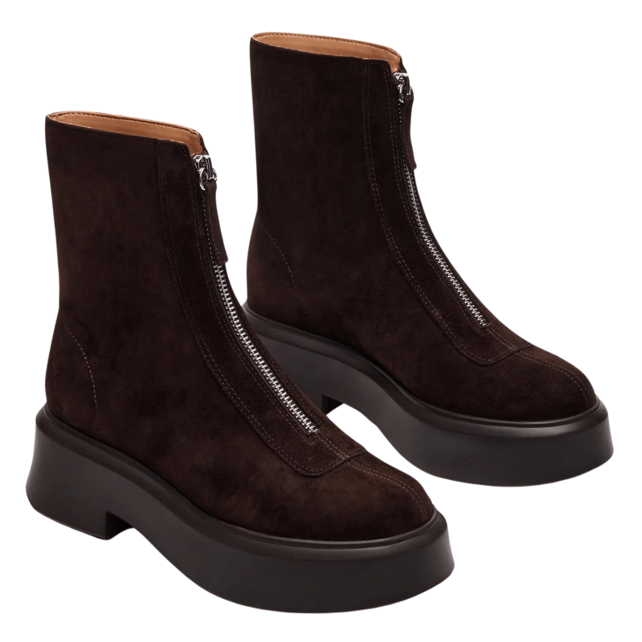 brown suede