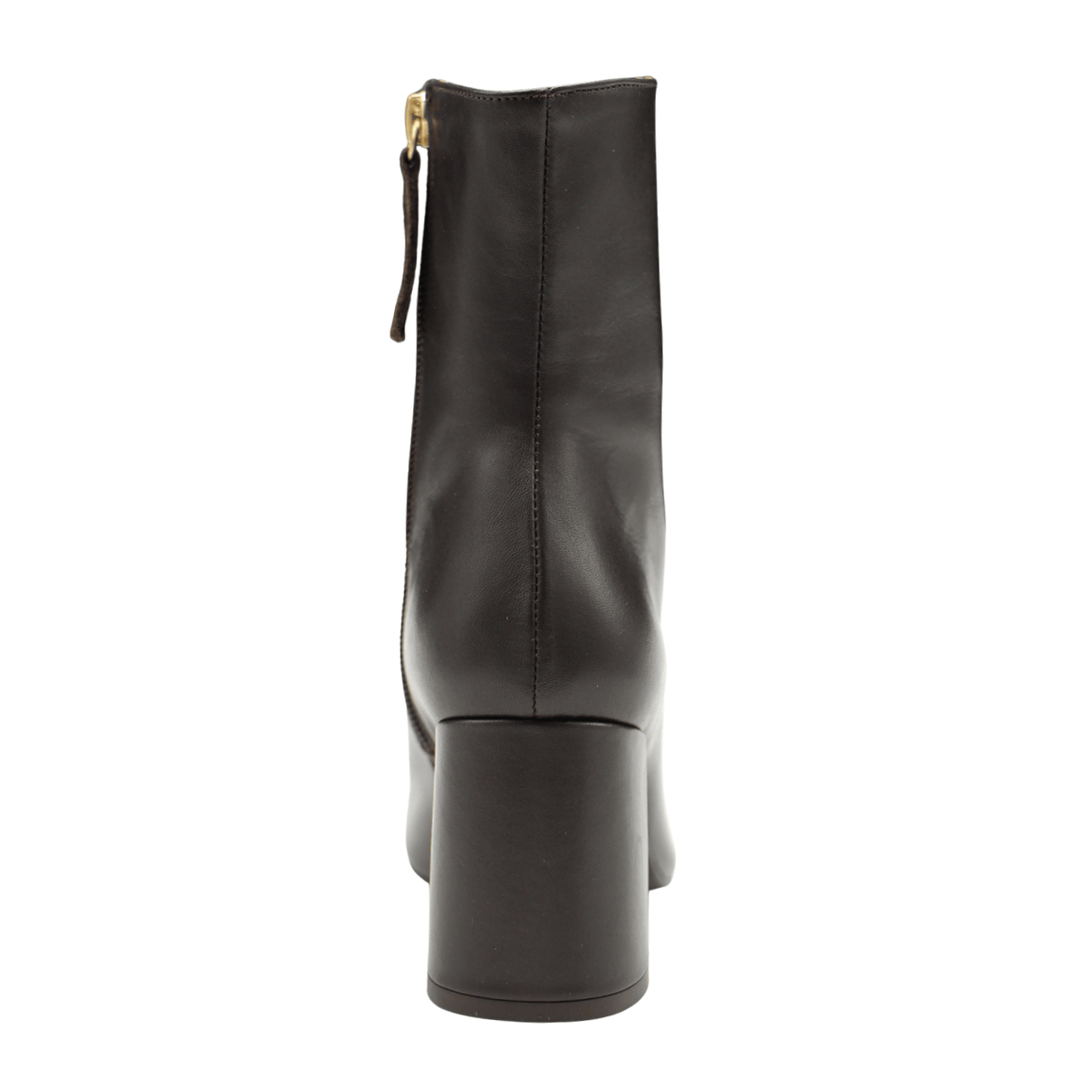 Angel Alarcon Derby Heeled Bootie, brown calf – view 5