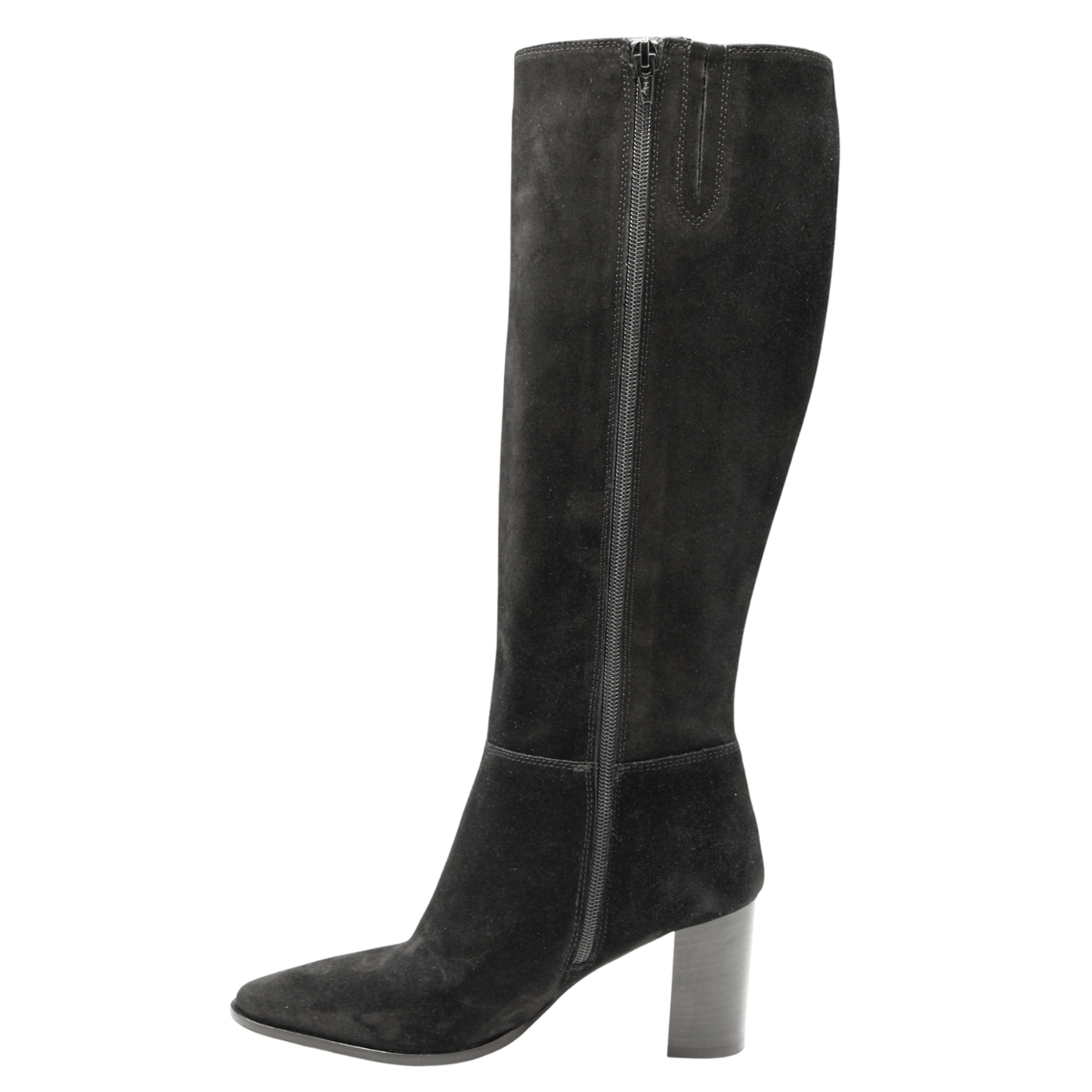 Lamica Sondra Heeled Boot, black suede – view 12