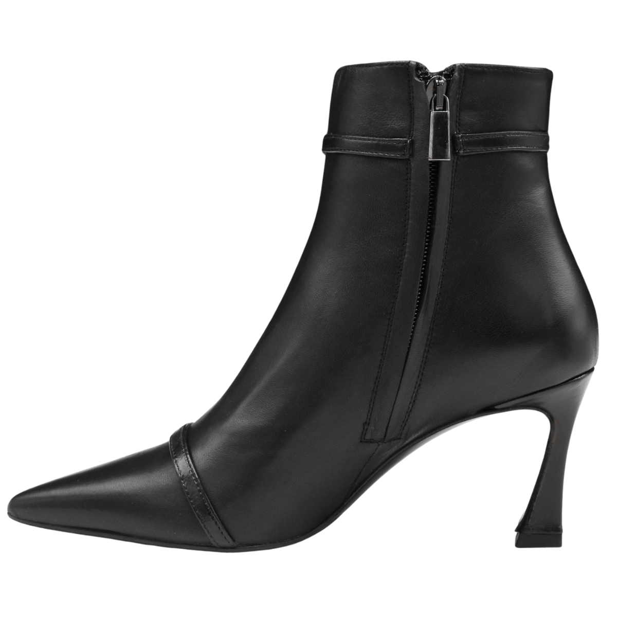 Enzo Di Martino Simone Heeled Bootie, black nappa – view 4