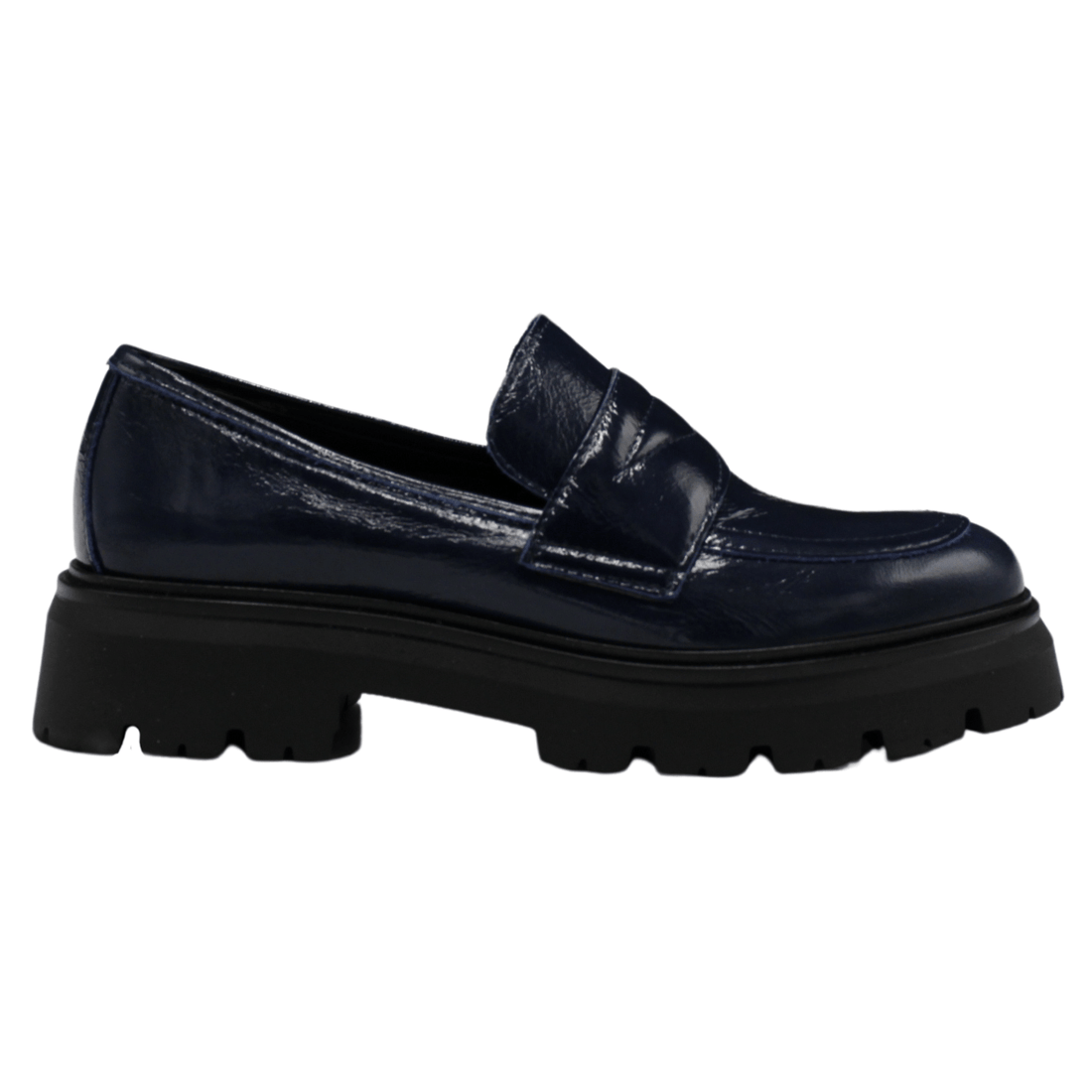 Gianluca Pisati Nina Loafer, Navy Patent