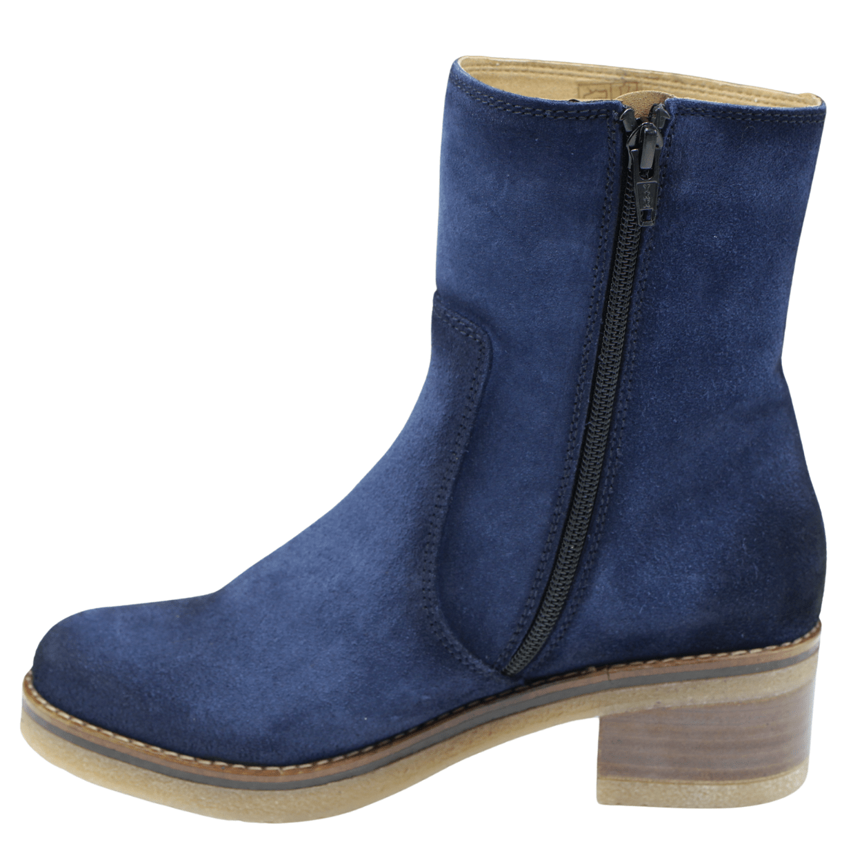 navy suede