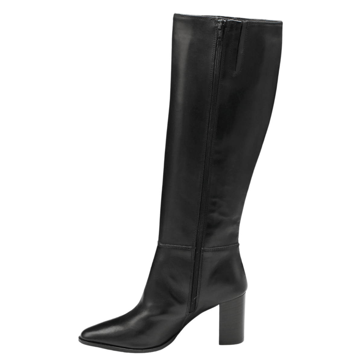 Lamica Sondra Heeled Boot, black leather – view 7