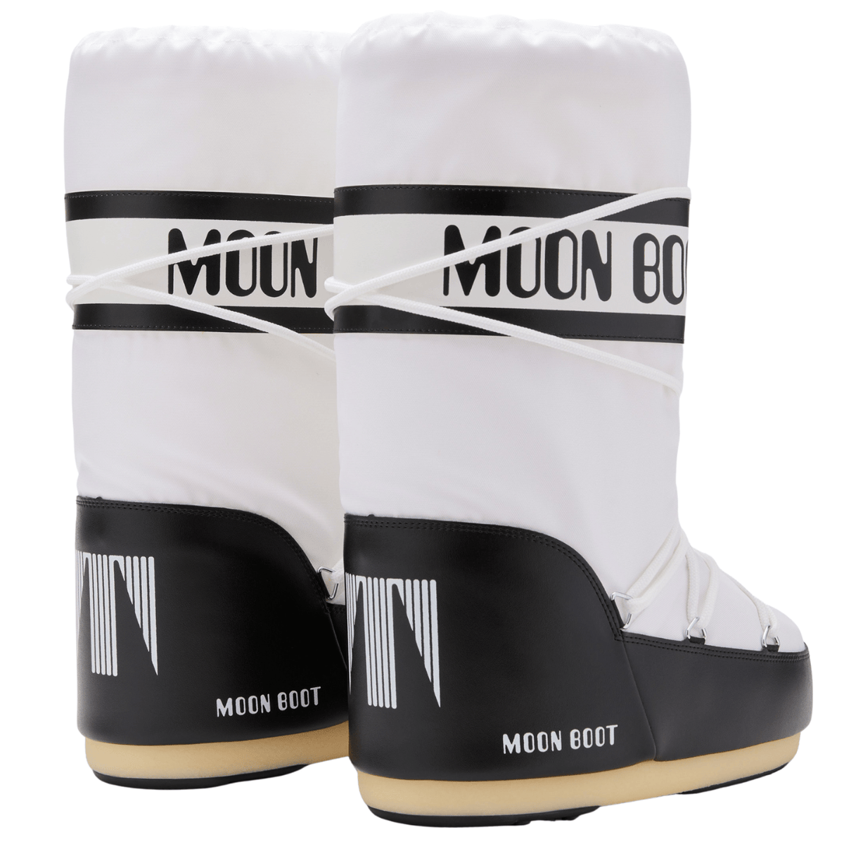 Moon Boot Icon Colorblock Nylon, black/white – view 4