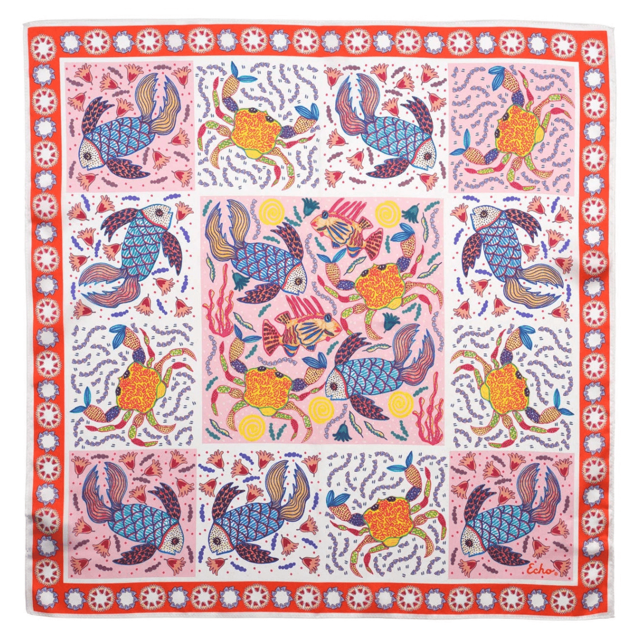 Crabby Silk Bandana