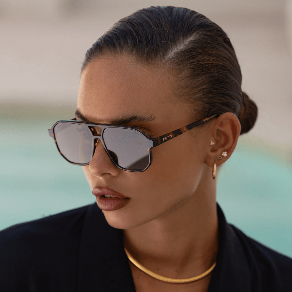 Freyrs Billie Sunglasses, dark-tortoise – view 4