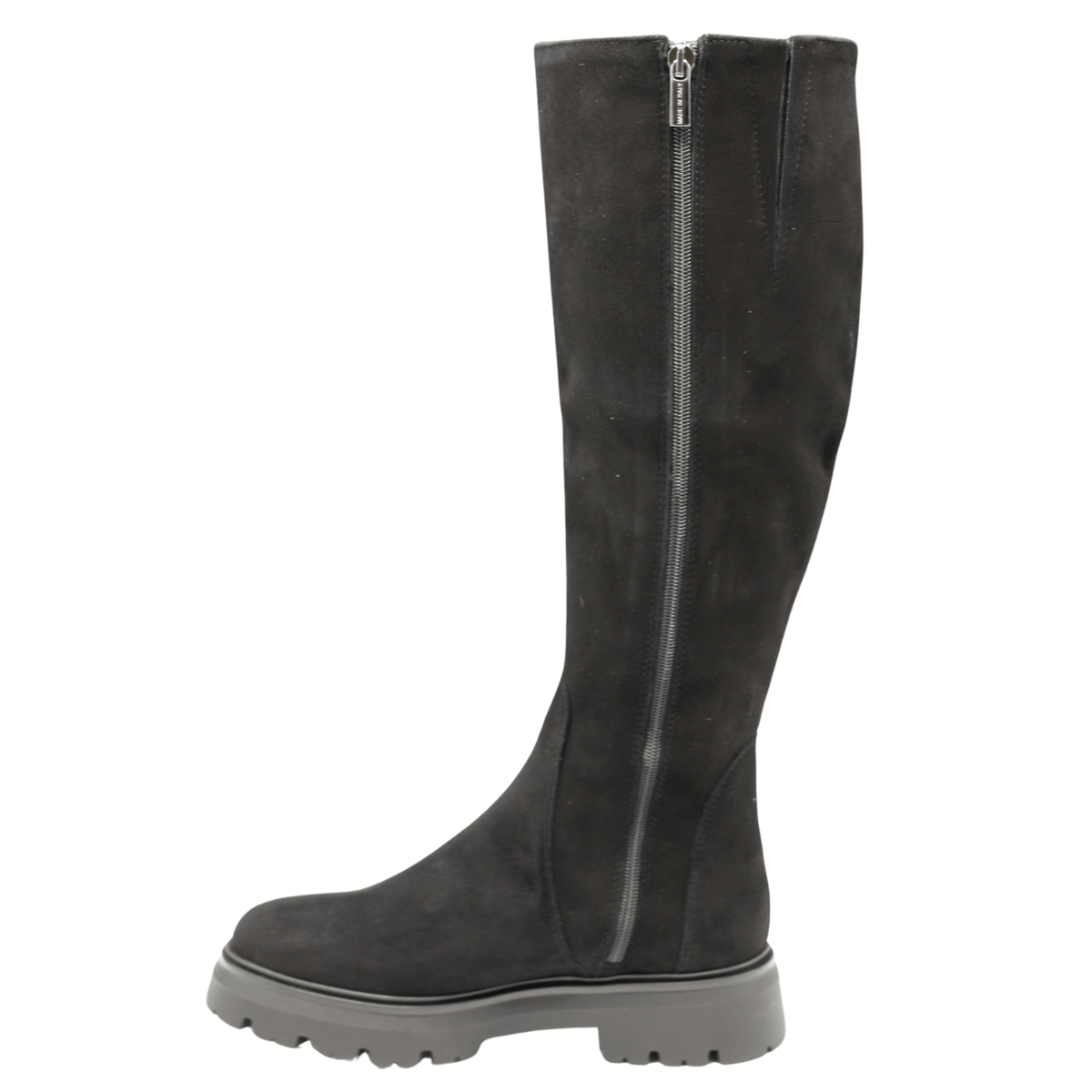 Gianluca Pisati Carlotta Flat Boot, black suede – view 5