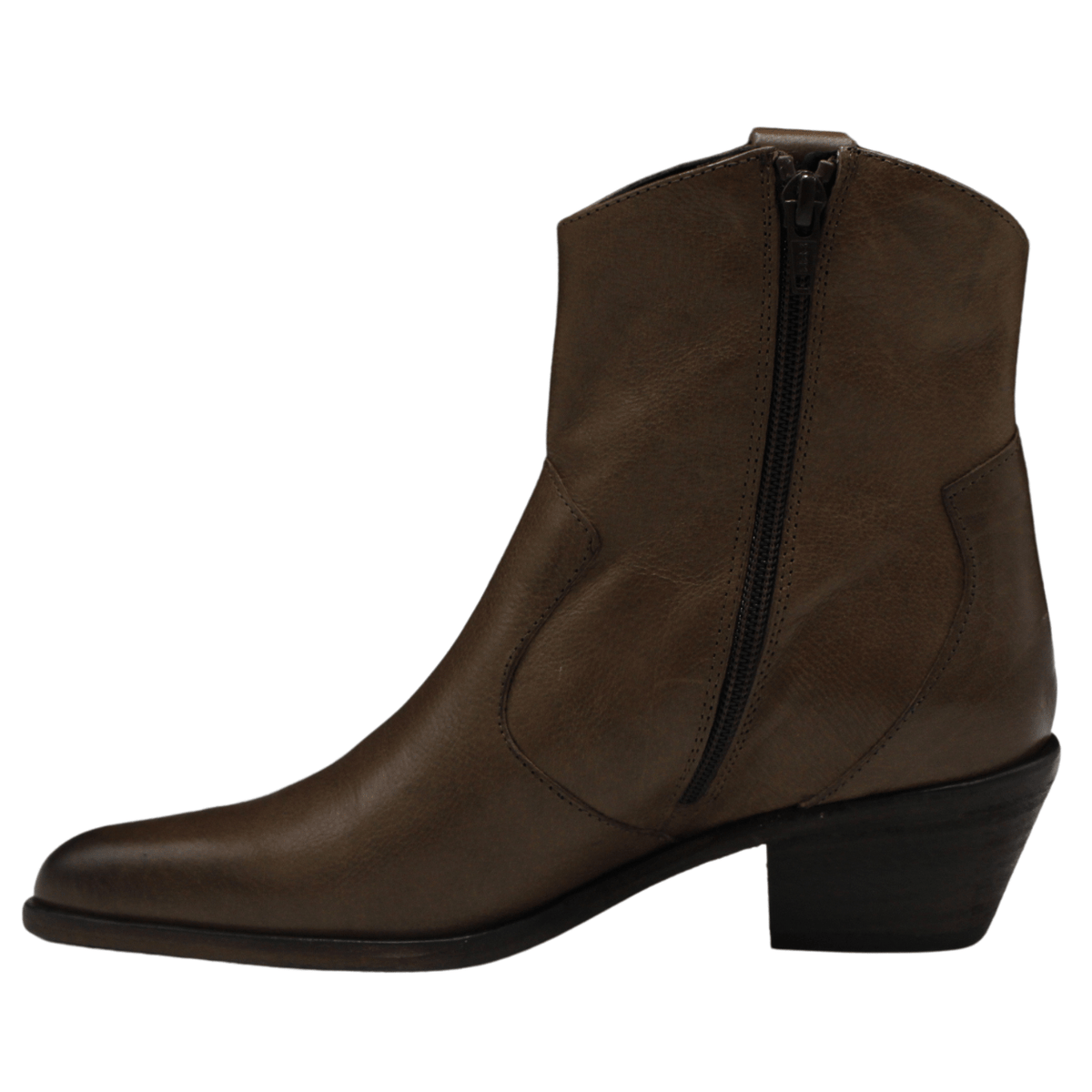 Decra DTF05 Heeled Bootie, taupe – view 5