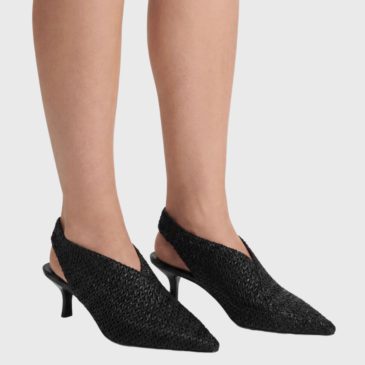 Priori Devon Slingback Pump, black – view 6