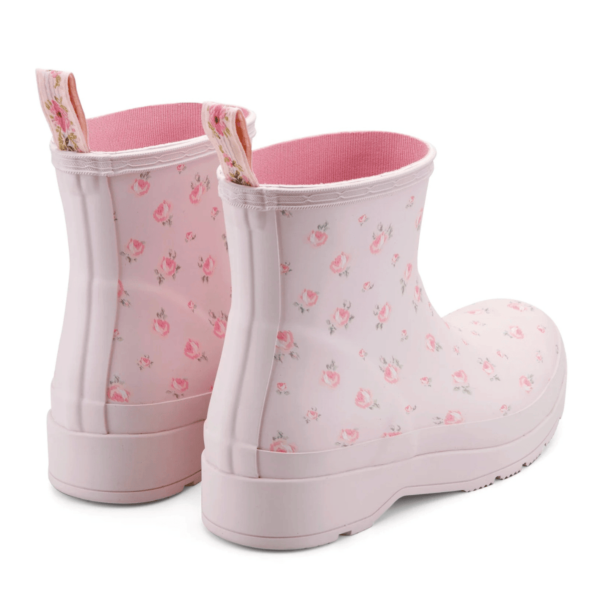 Hunter Hunter X LoveShackFancy PLAY™ Short Rain Boots, Ditsy Pink Floral – view 5