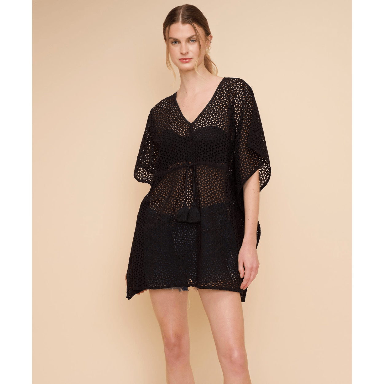 Eyelet Butterfly Caftan