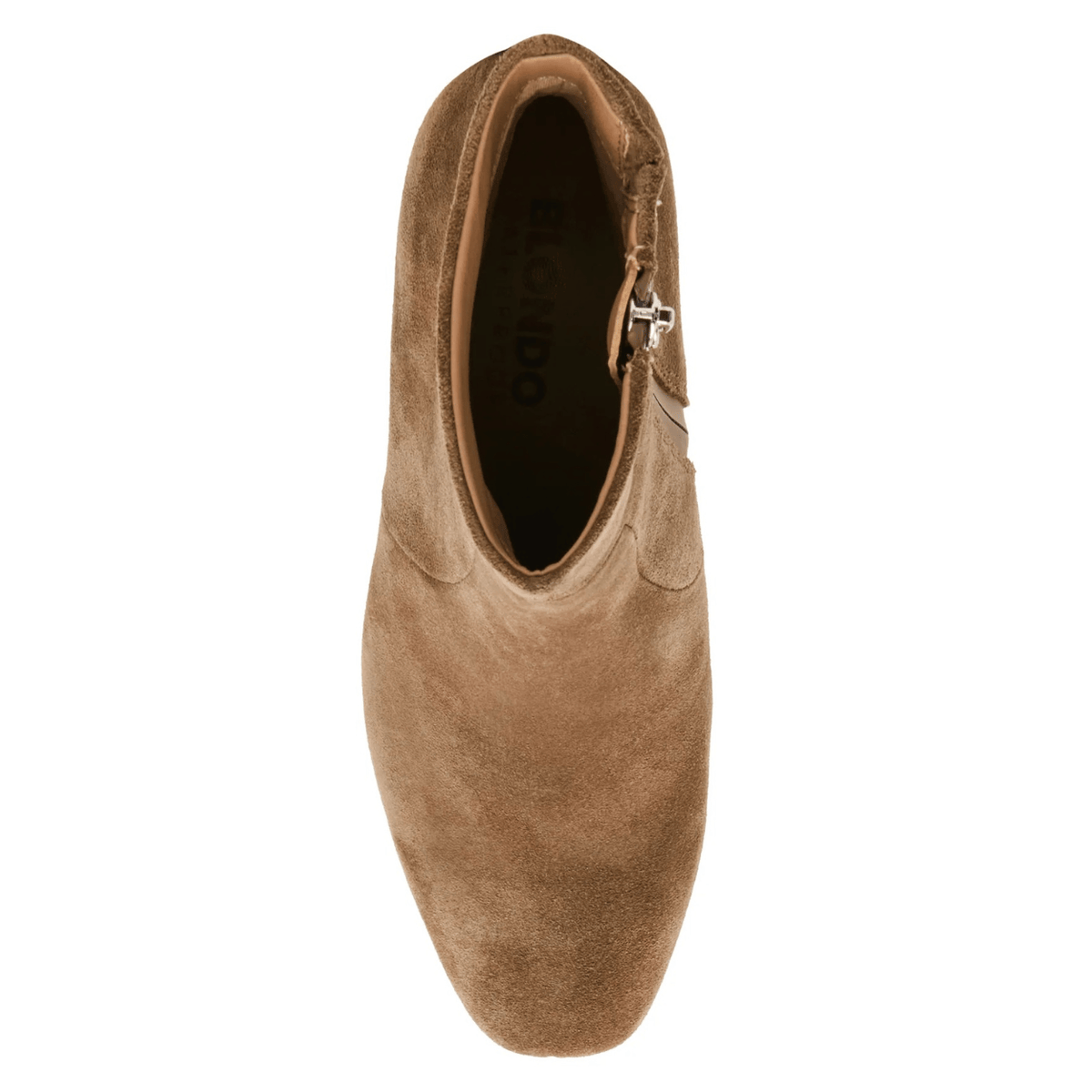 Blondo Shyna Heeled Bootie, taupe suede – view 6