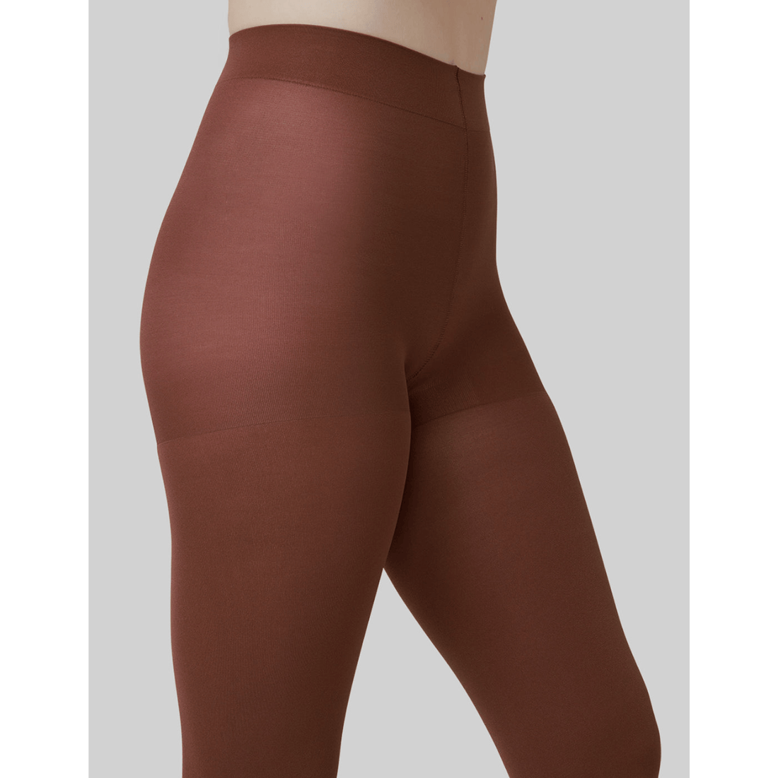 Shoe-Inn Super Opaque Control Top Tight, Espresso – alternate view