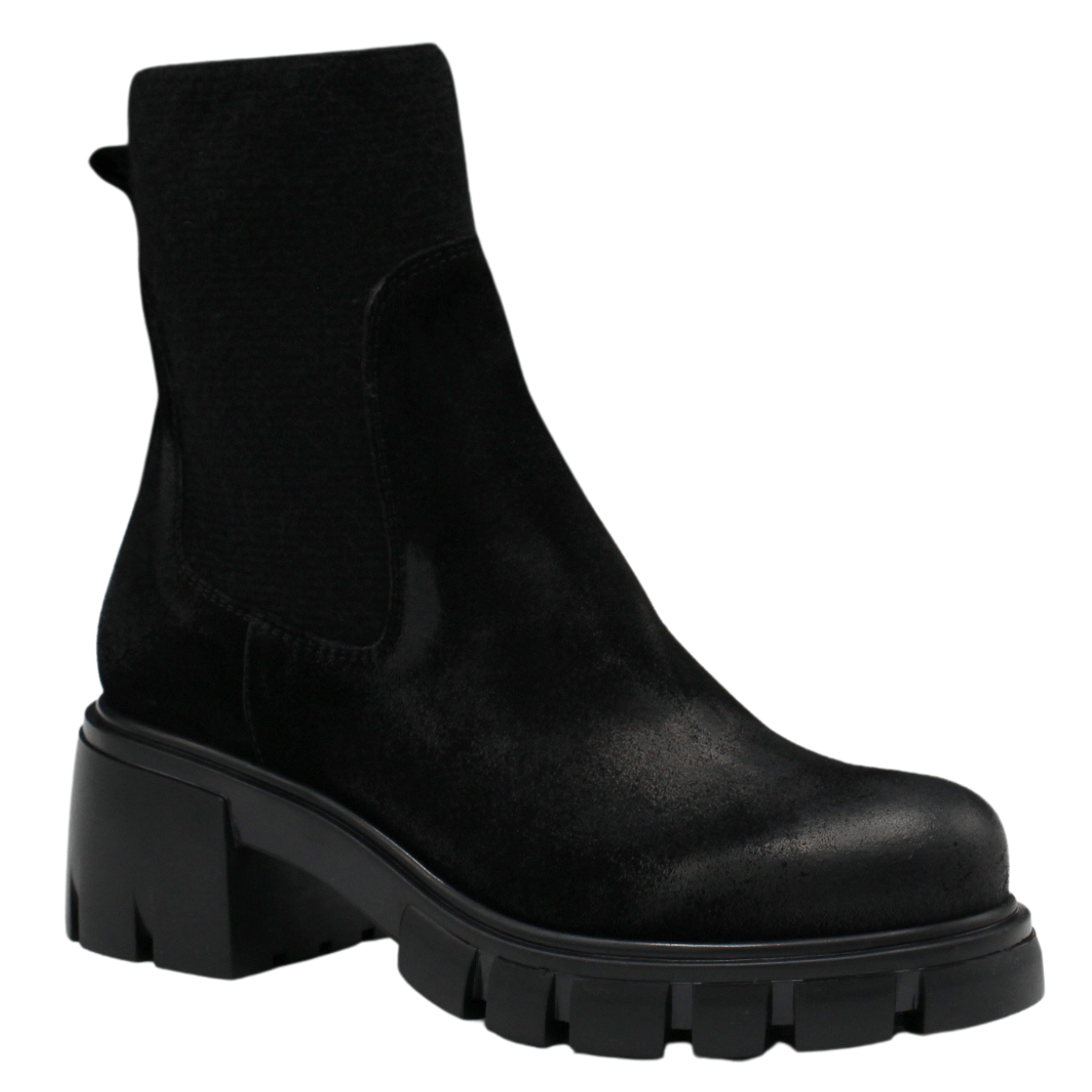 black suede