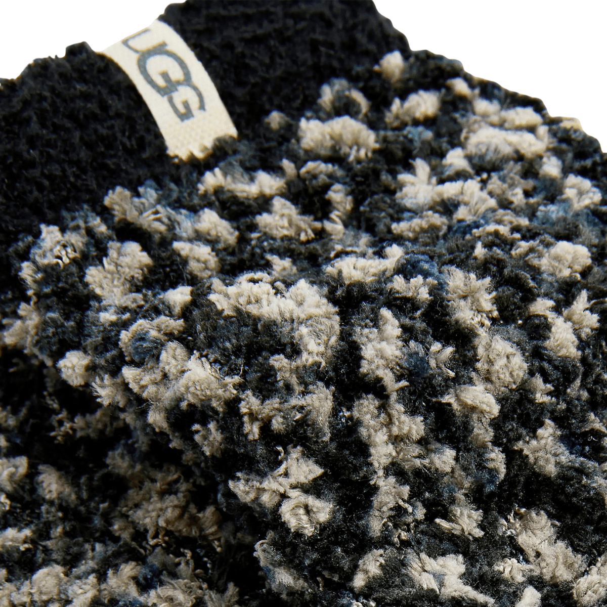 UGG Women's Cozy Chenille Sock, black/grey – view 4