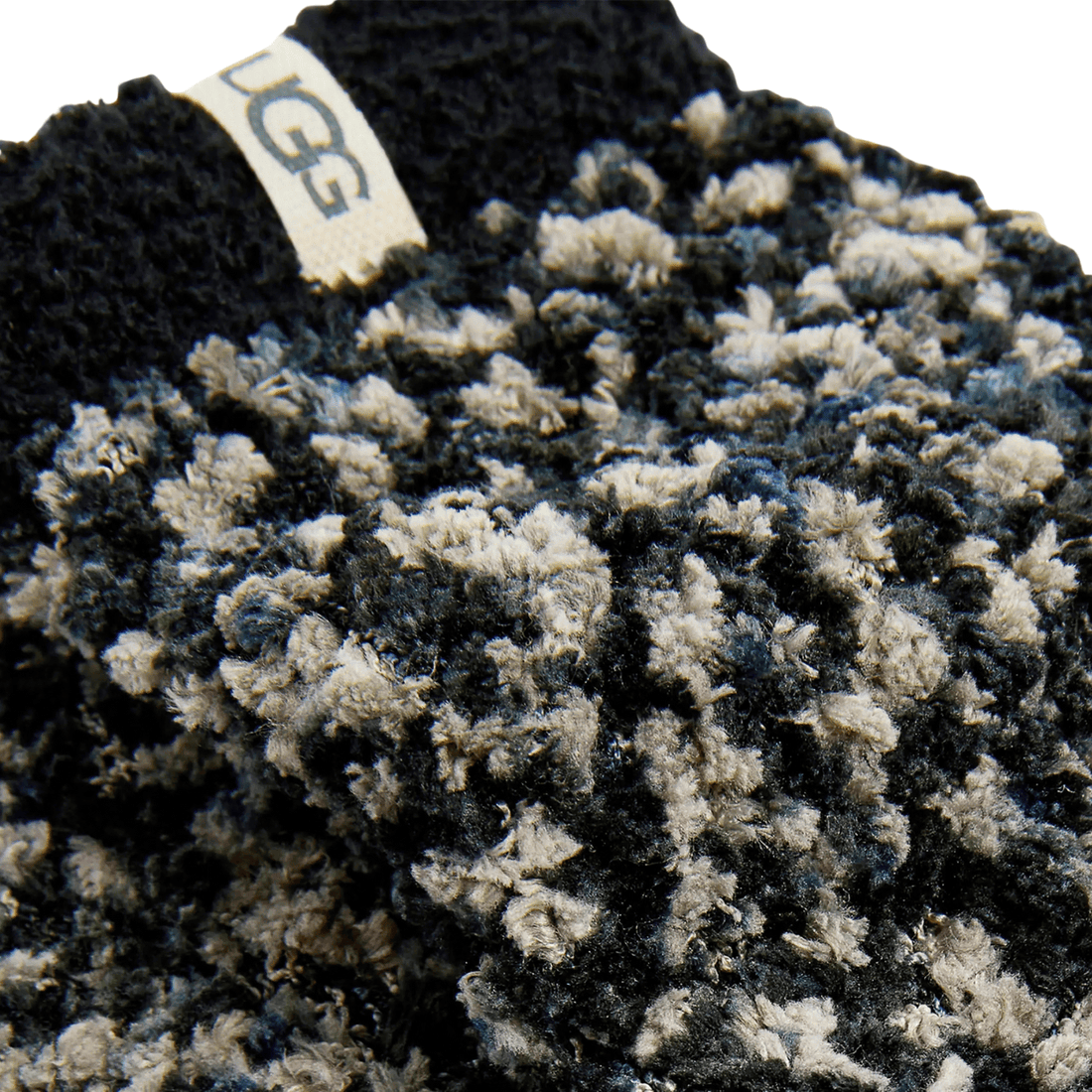 UGG Women's Cozy Chenille Sock, Black/Grey – alternate view