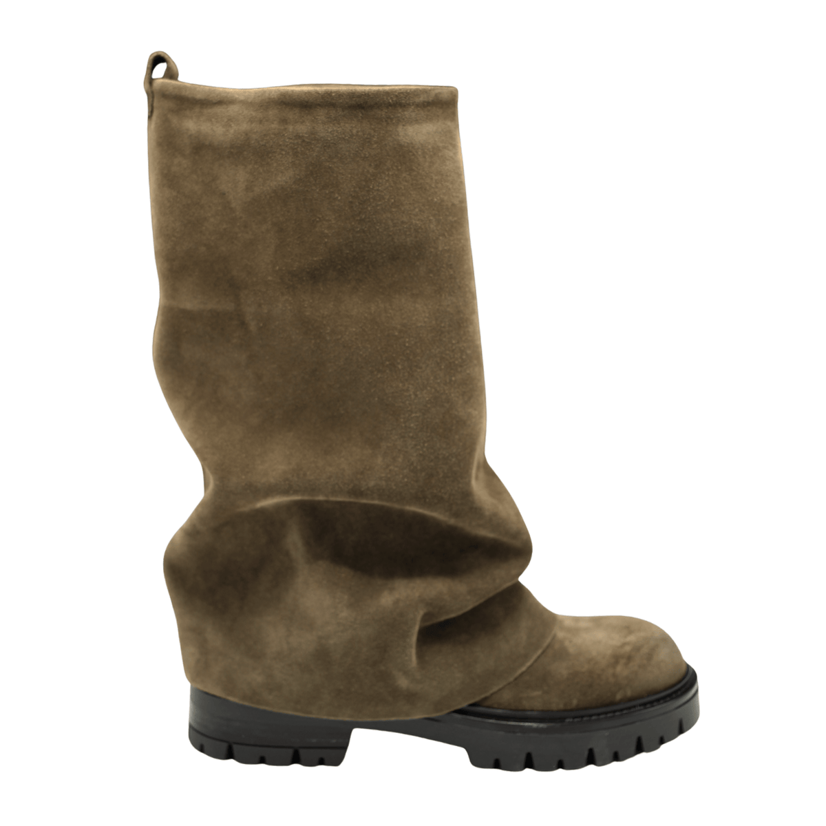 taupe suede