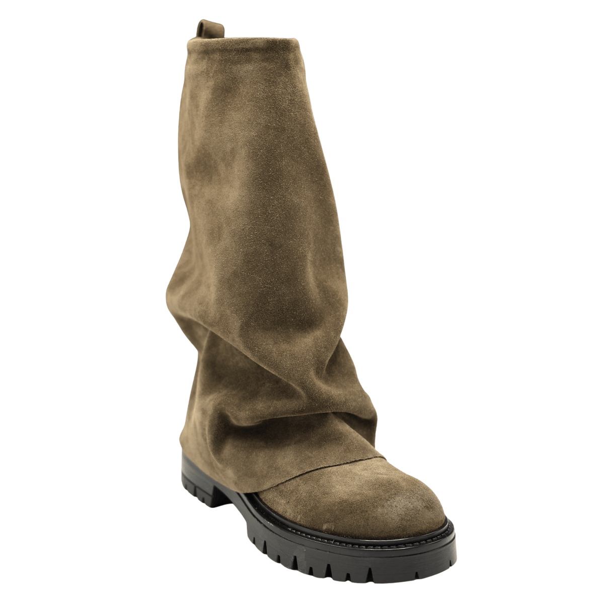 taupe suede