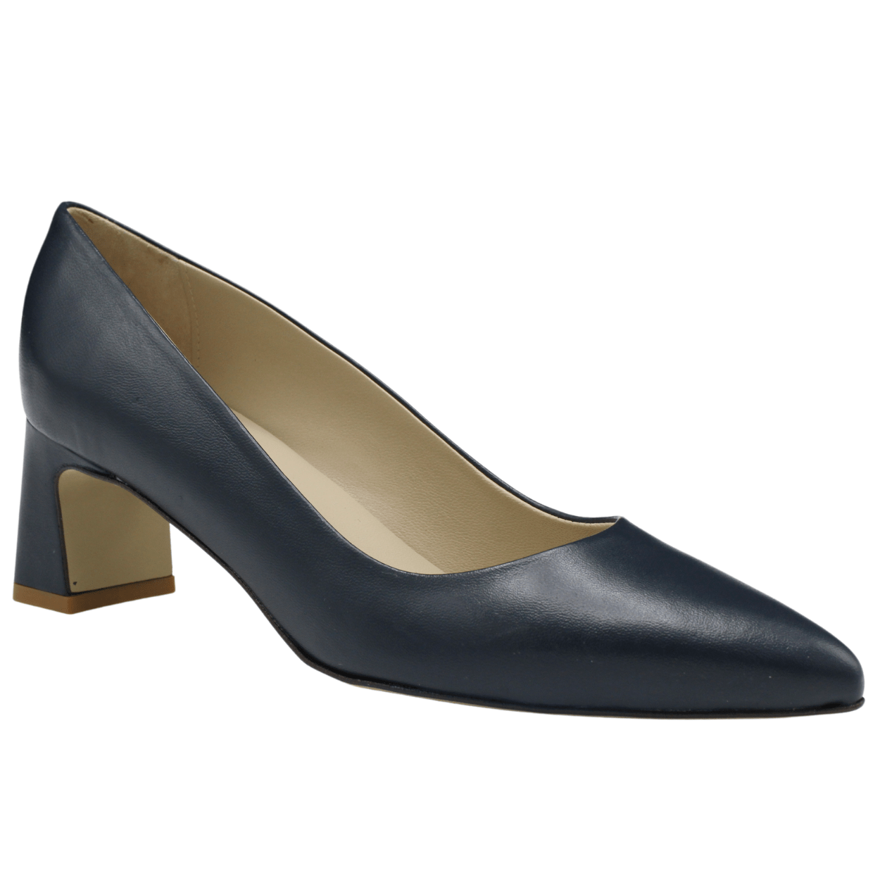 Navy Leather
