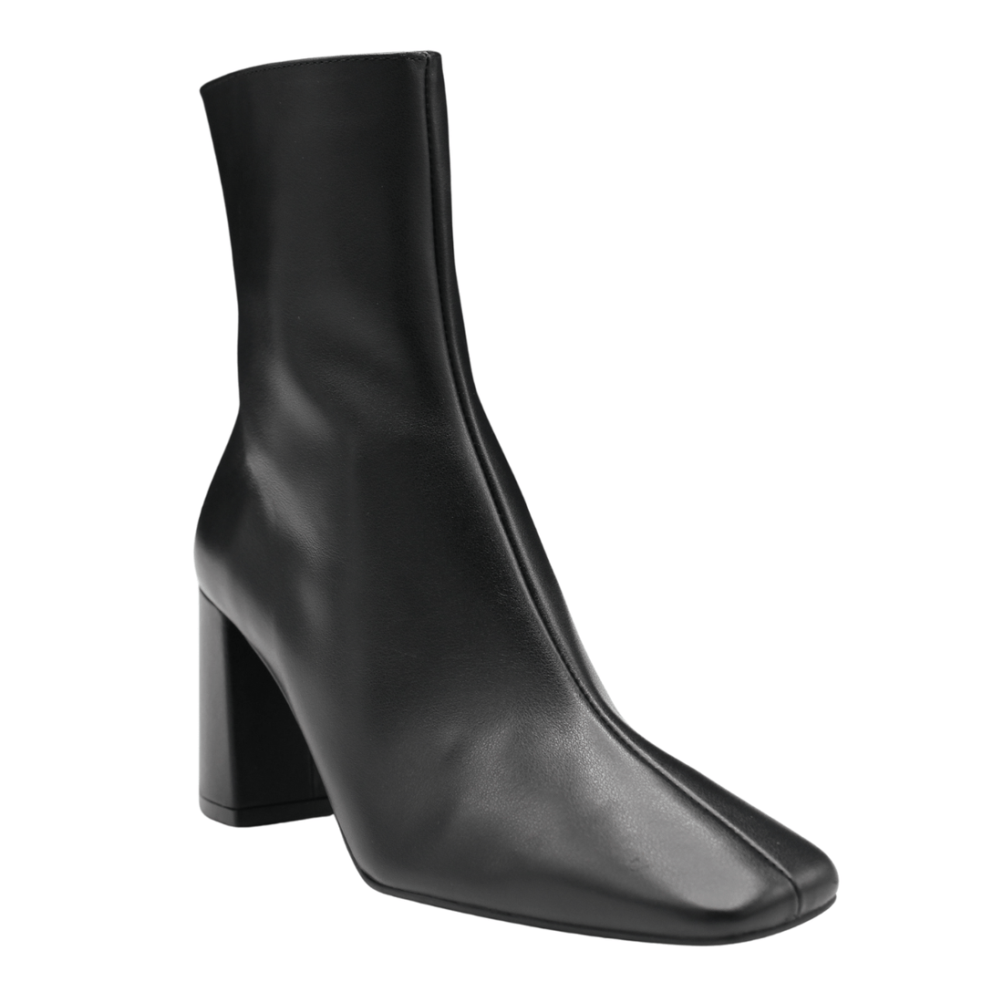 Angel Alarcon Derby Heeled Bootie, Black Calf – alternate view