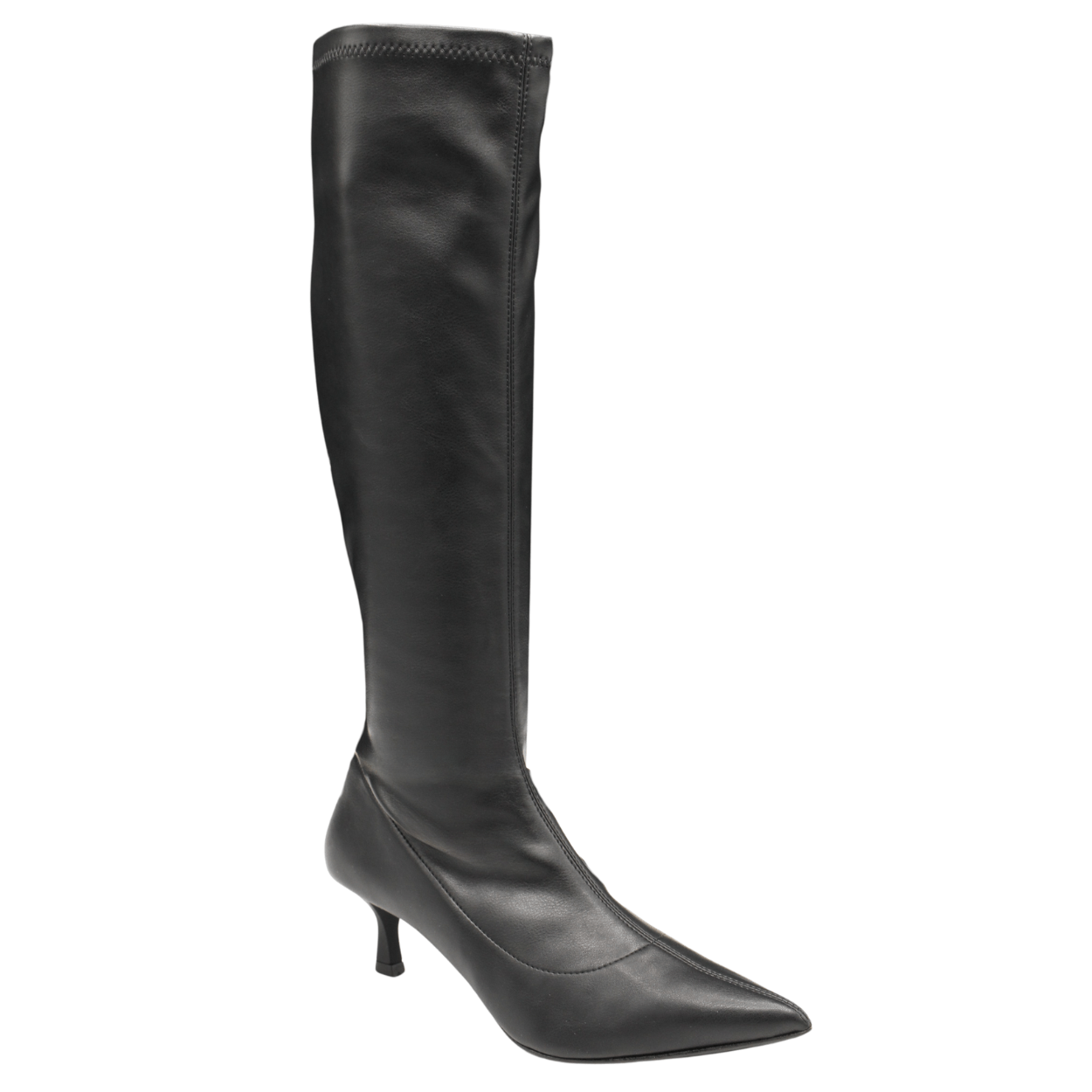 black leather