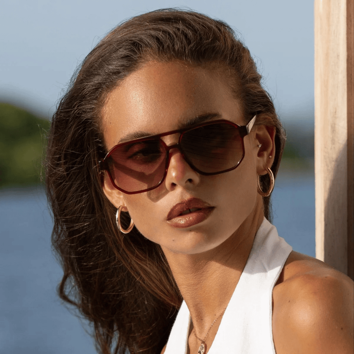 Freyrs Billie Sunglasses, cherry – view 17