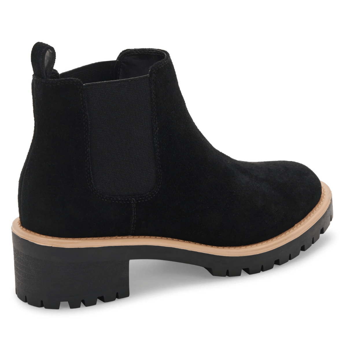 Blondo Mayes Chelsea Boot, black suede – view 7