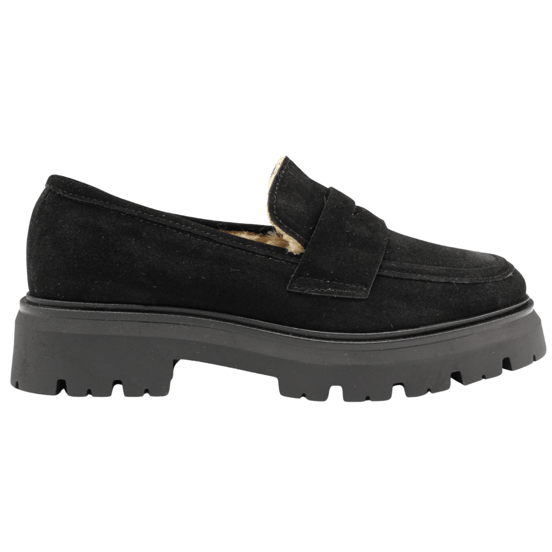 Gianluca Pisati Tania Loafer, Black Suede