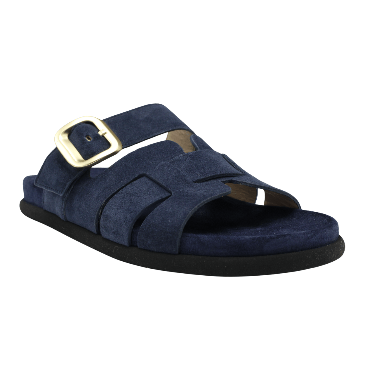 navy suede