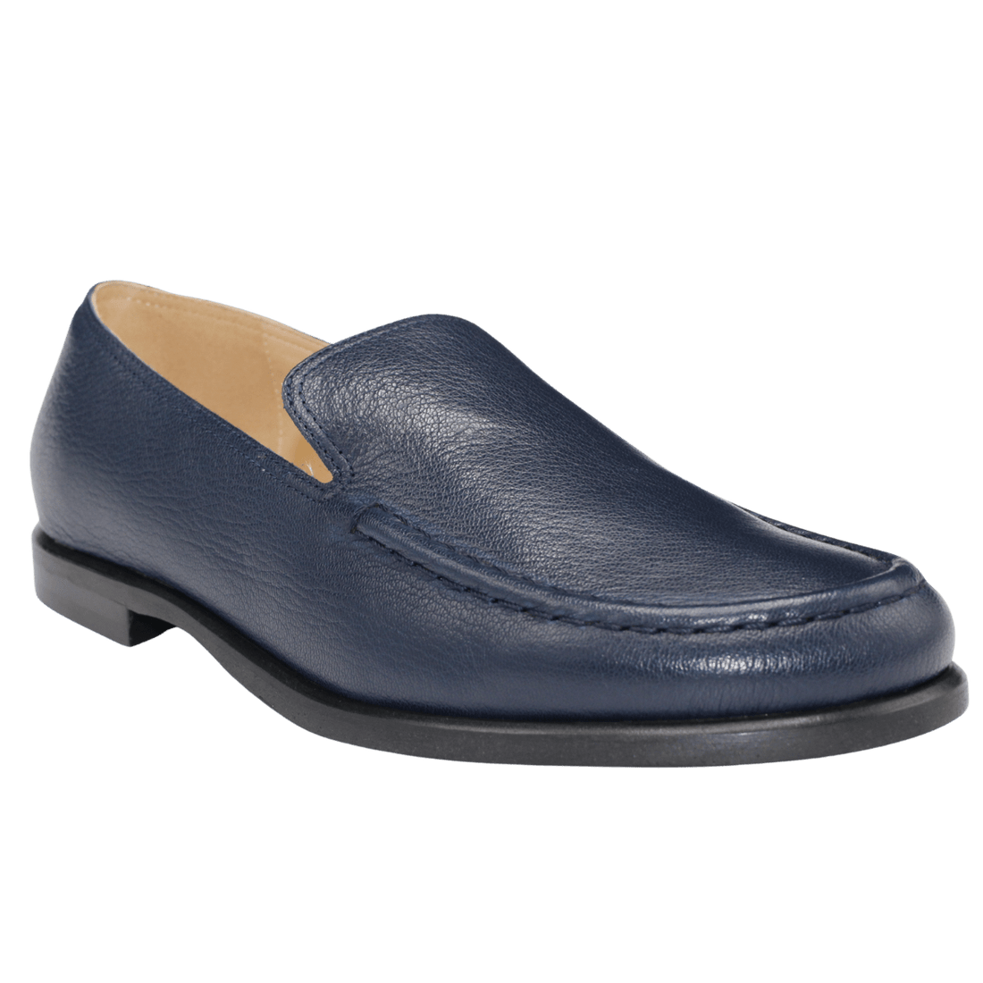 Fabio Rusconi Edie Leather Loafer, Blue – alternate view