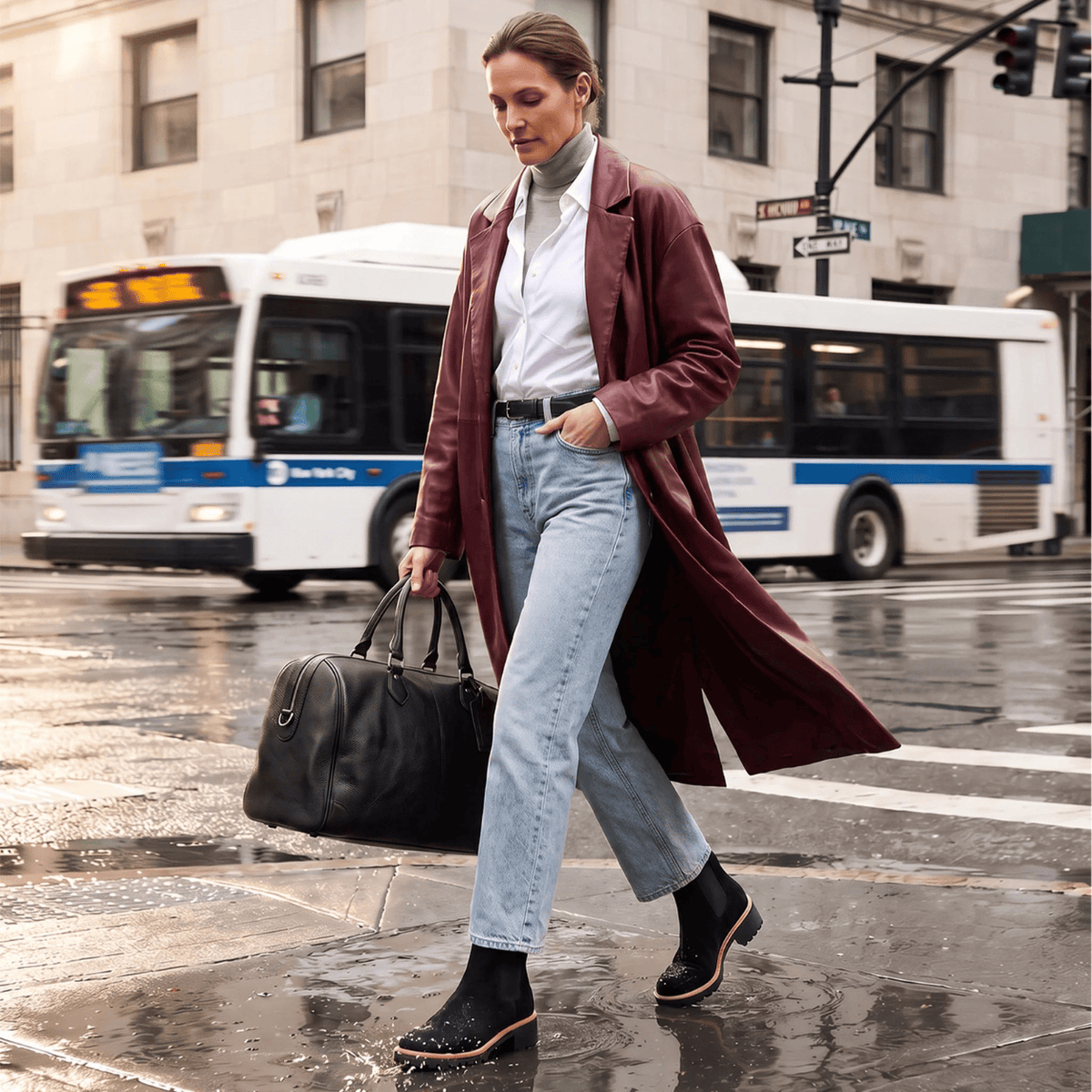 Blondo Mayes Chelsea Boot, black suede – view 8