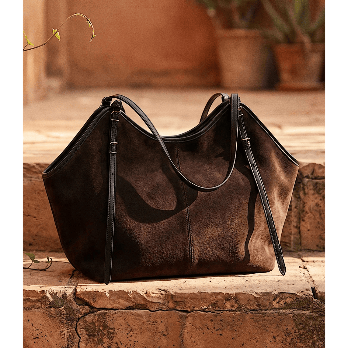 chocolate suede