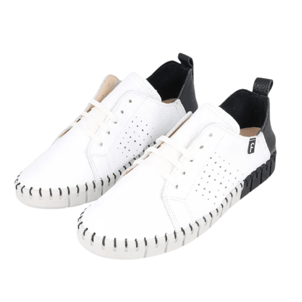 Fabiolas Sadie Sneaker, White/Black – view 10