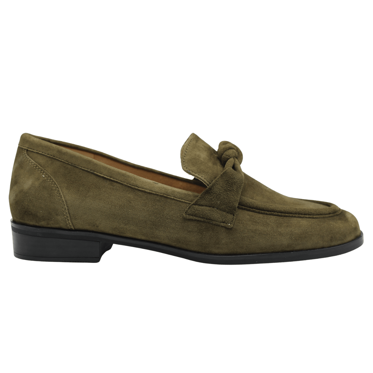 Priori Testa Suede Loafer, khaki suede