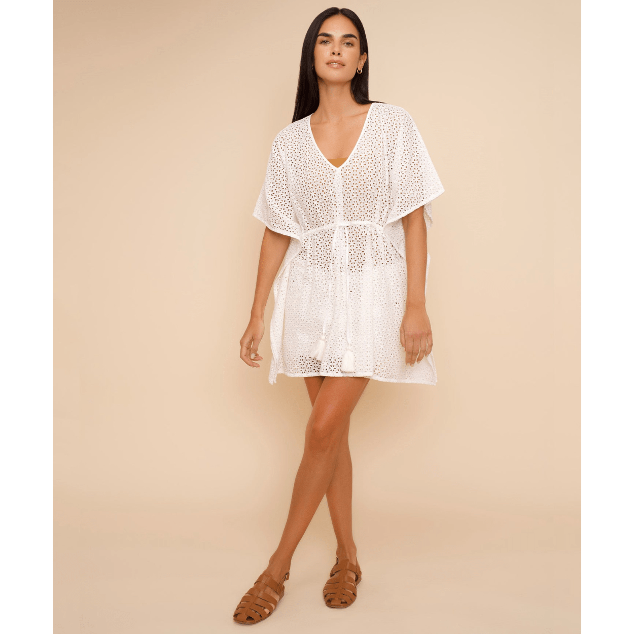 Eyelet Butterfly Caftan