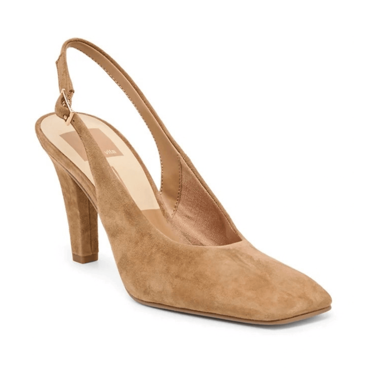 light brown suede