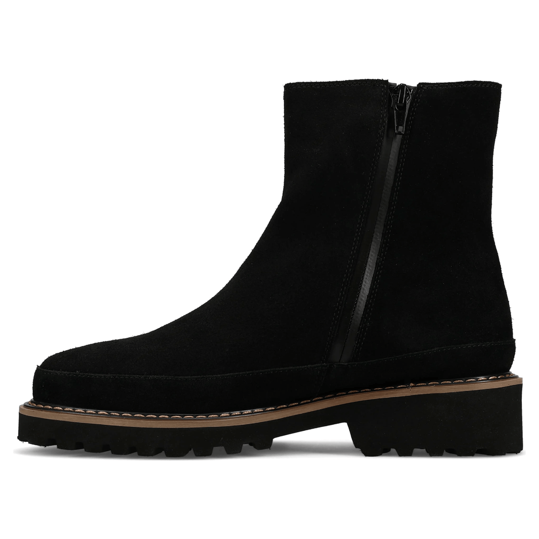 Priori Robo Bootie, Black Suede – alternate view