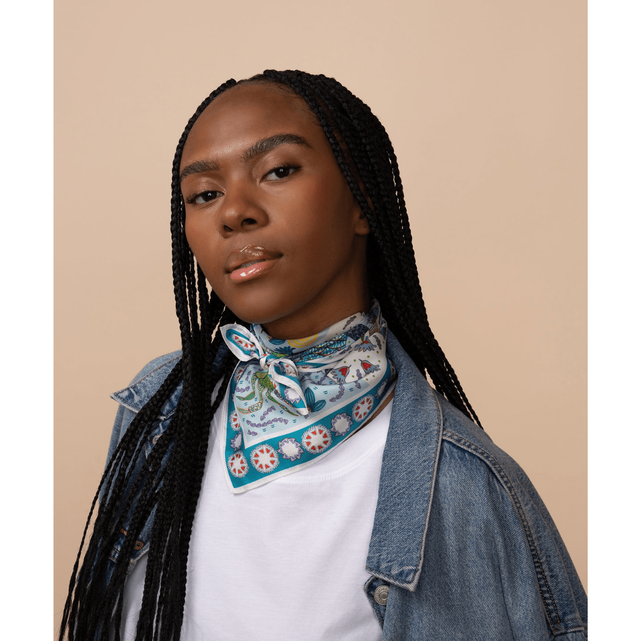Crabby Silk Bandana