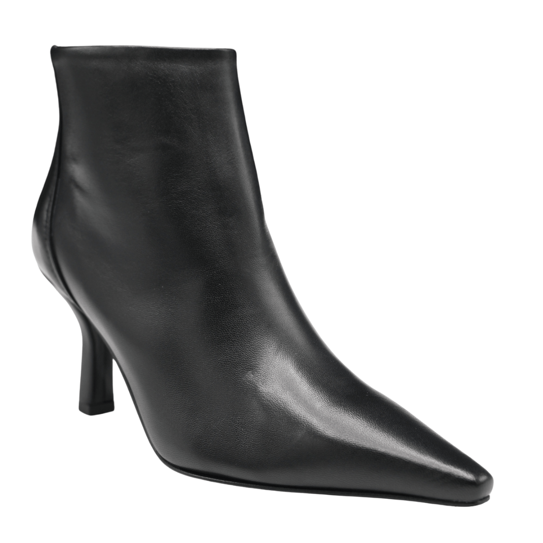 Made 94 Penny Heeled Bootie, Black Nappa – alternate view