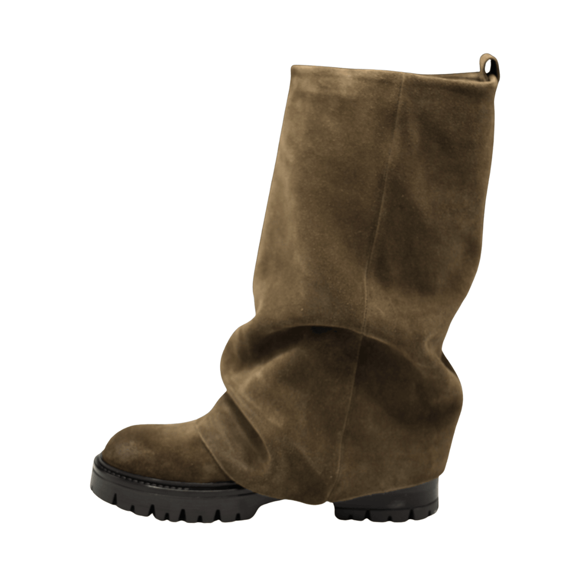 taupe suede